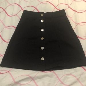 short jean skirt